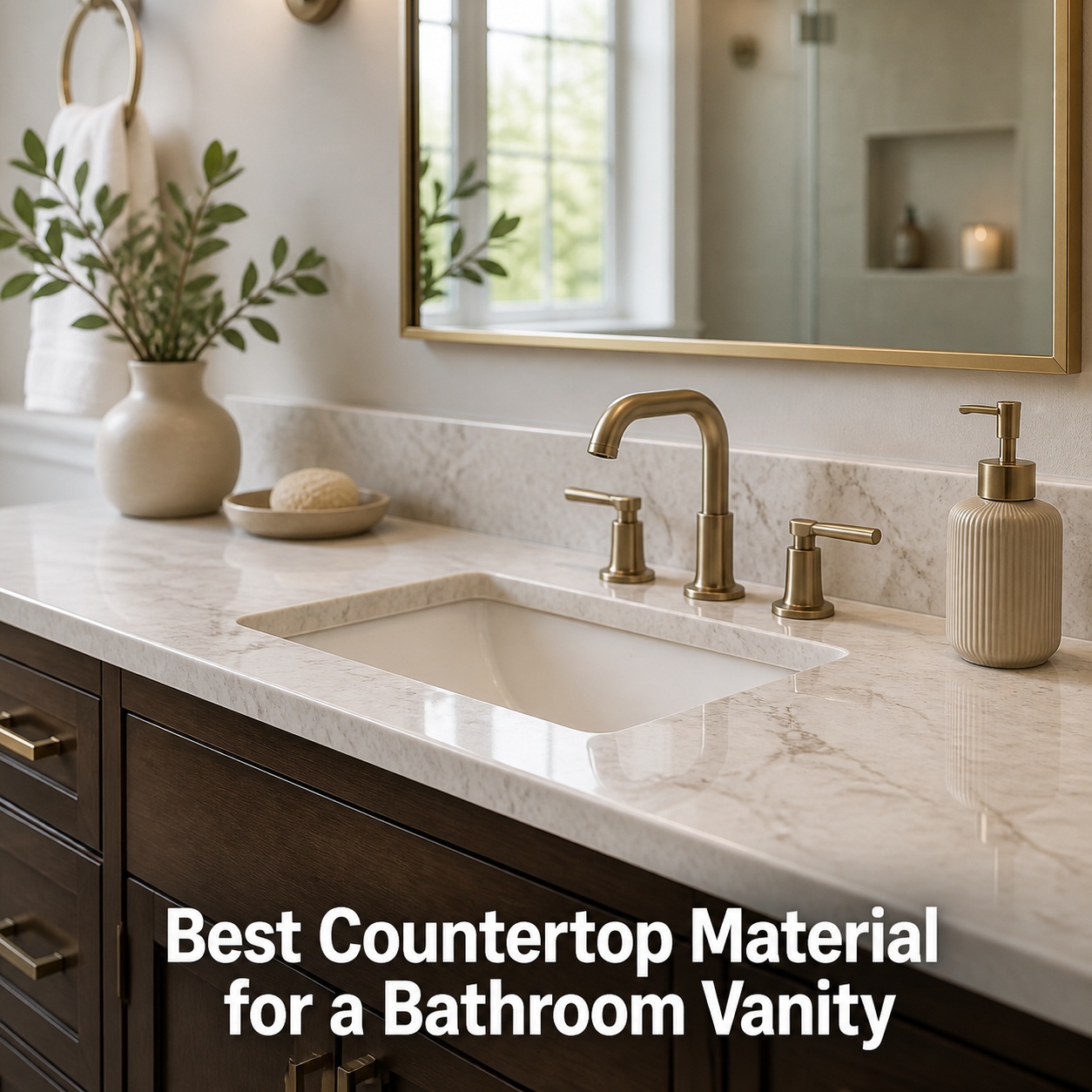 Best Countertop Material for a Bathroom Vanity